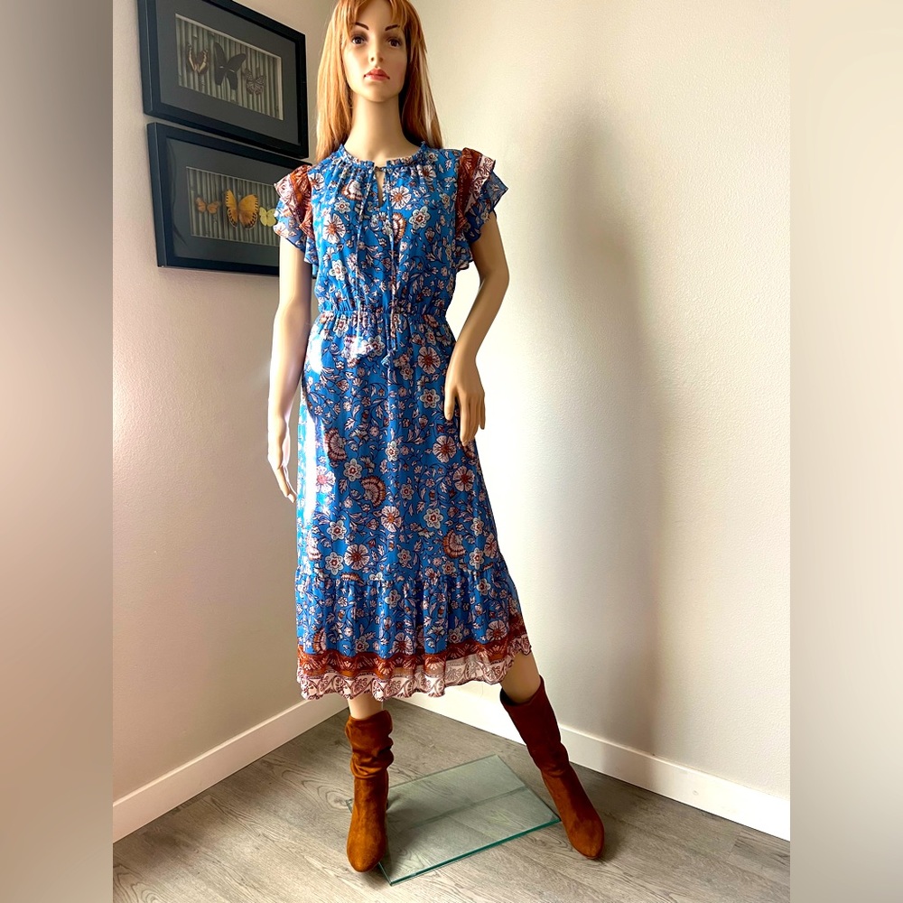 Blue Country Style Dress
